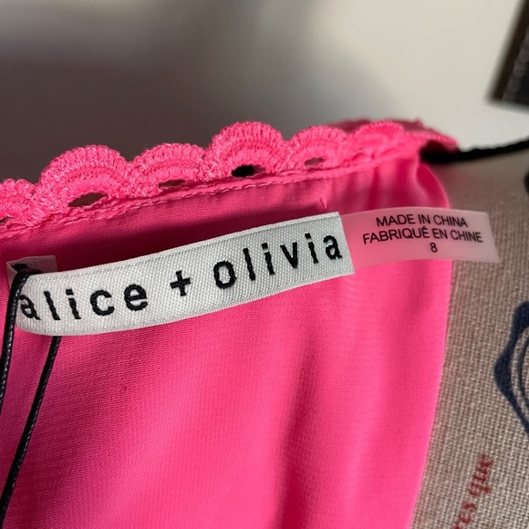 Alice + Olivia - Iris Floral Lace Sleeveless Dress - Picture 9 of 15